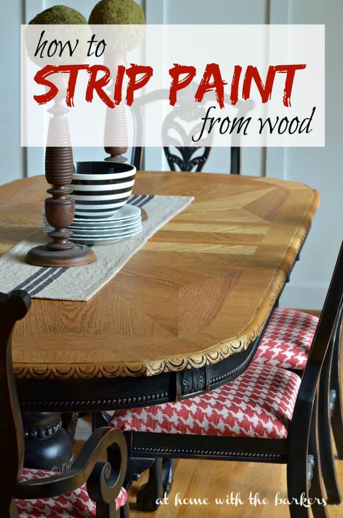How to Strip paint from wood