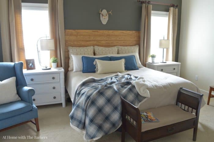 Master Bedroom Room Refresh -NAUTICA Comforter - athomewiththebarkers.com