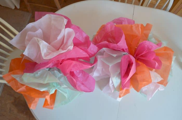 DIY Tissue Paper Flowers for Sweet 16 Birthday Party