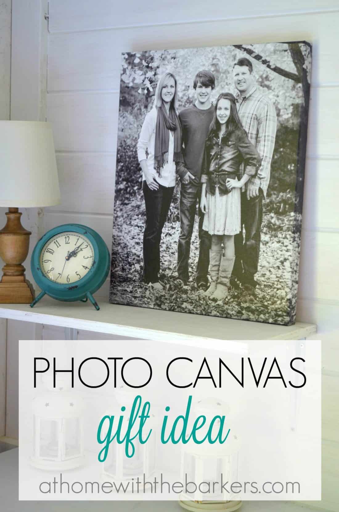 Photo Canvas Gift Idea At Home With The Barkers