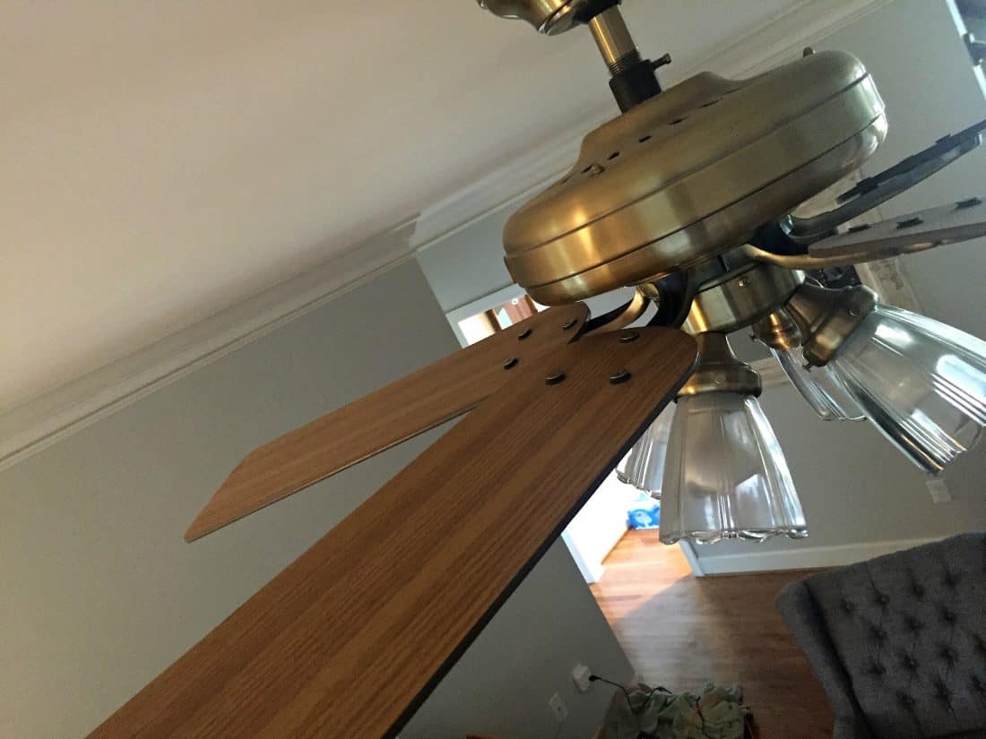 Ceiling Fan Update At Home With The Barkers