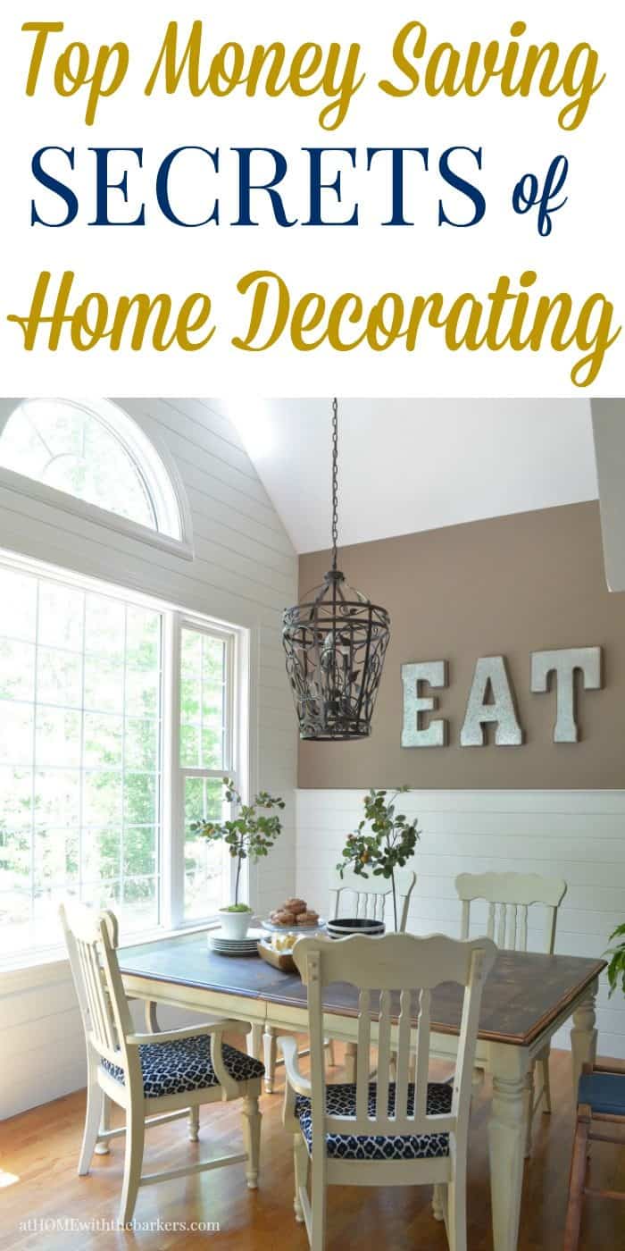 Money saving Secrets of Home Decorating that will save you thousands