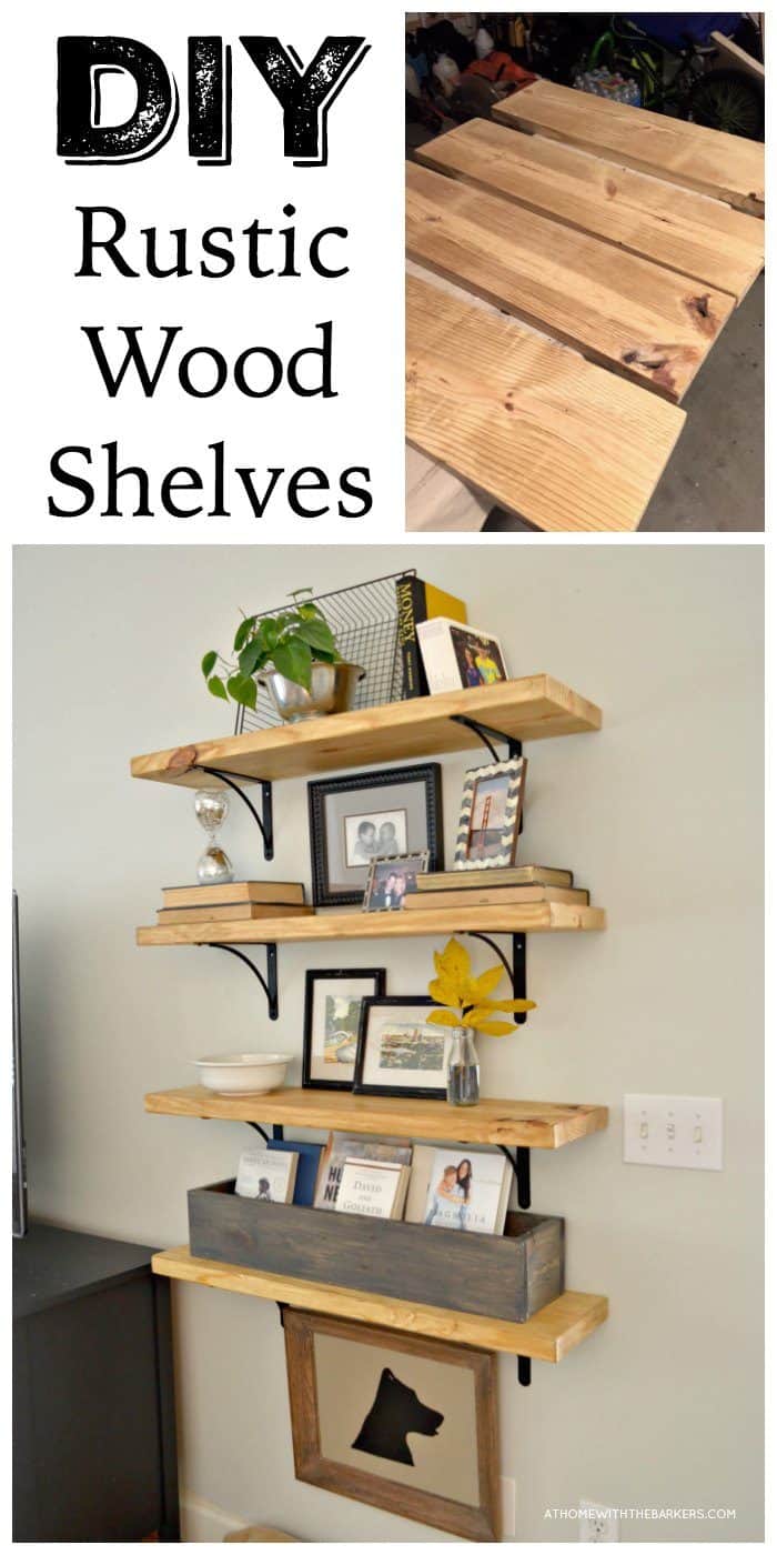 How To Make Long Reclaimed Wood Shelves