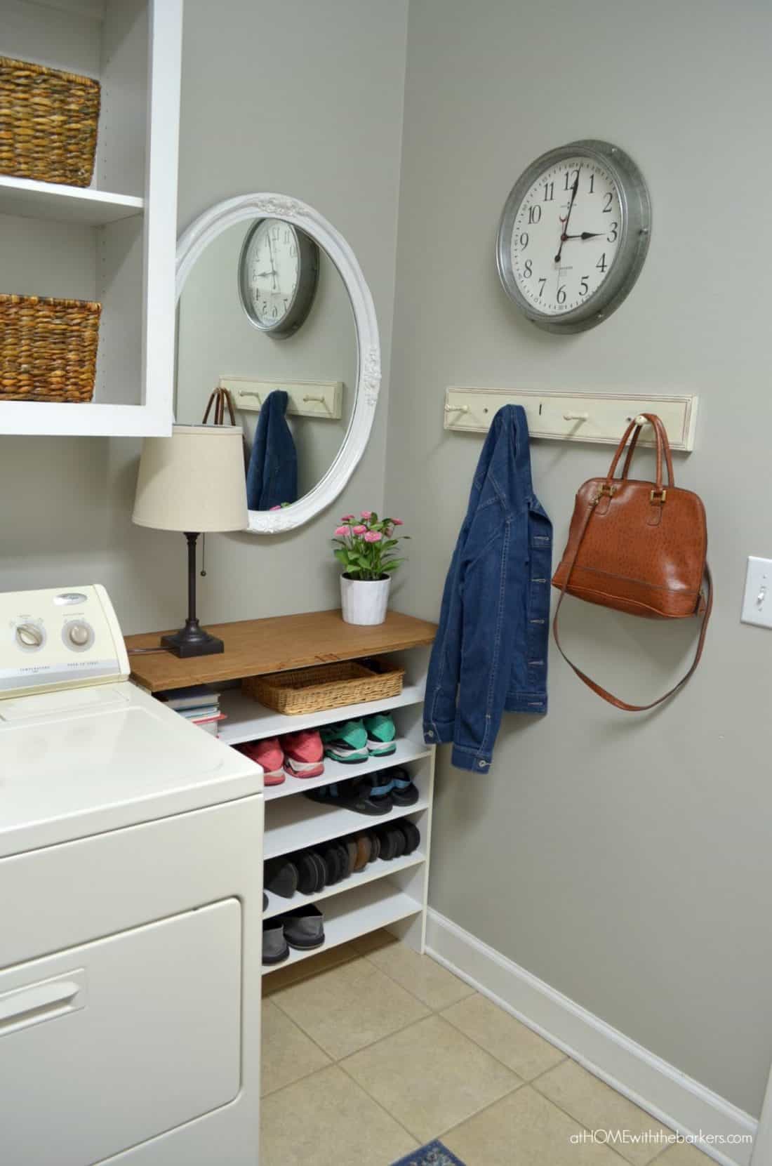 Laundry Room Makeover -Easy and Affordable Spring Update
