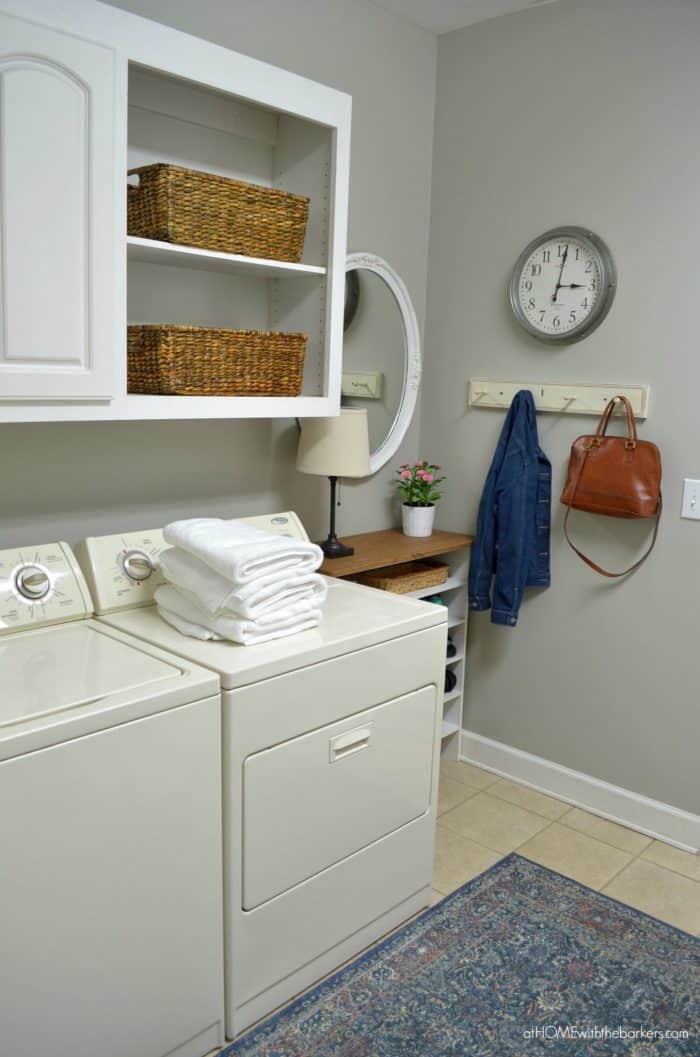 Laundry Room Makeover -Easy and Affordable Spring Update