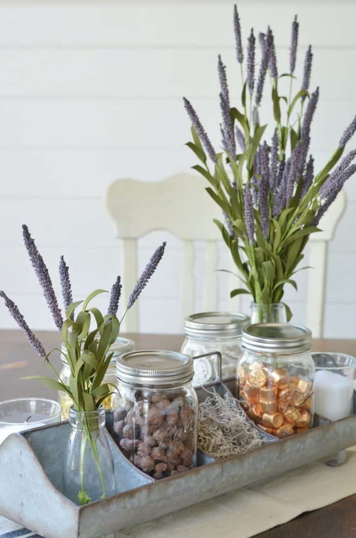 Farmhouse Galvanized Tray Styling Tips that are pretty and practical