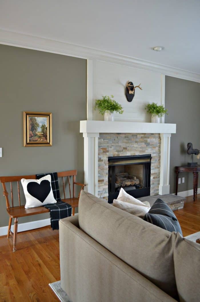 Mixing styles in this living room makeover make it a great space to relax.
