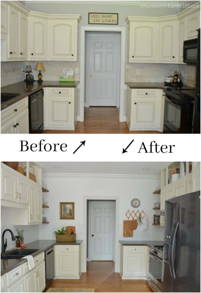 DIY Kitchen Before and After