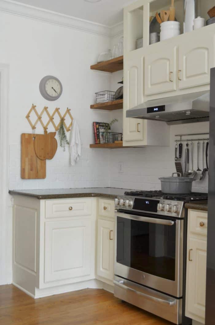 Removing upper cabinets to open up the kitchen