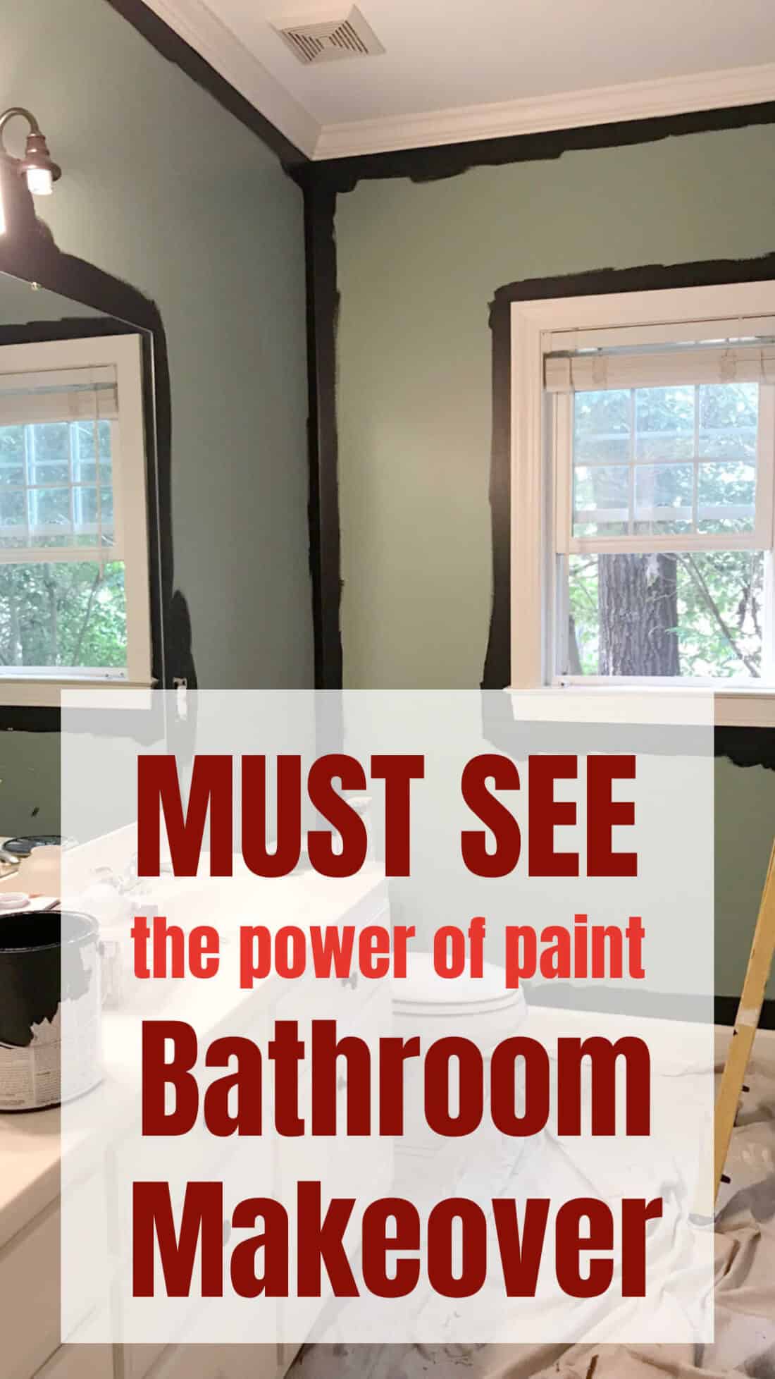 Must see the power of paint bathroom makeover