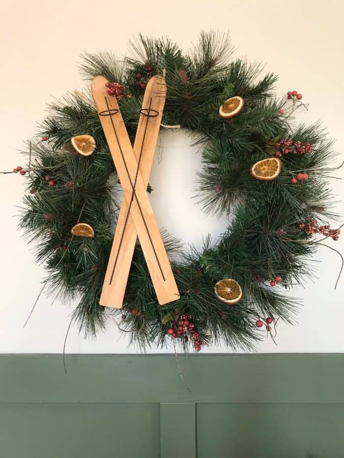 DIY orange slice wreath