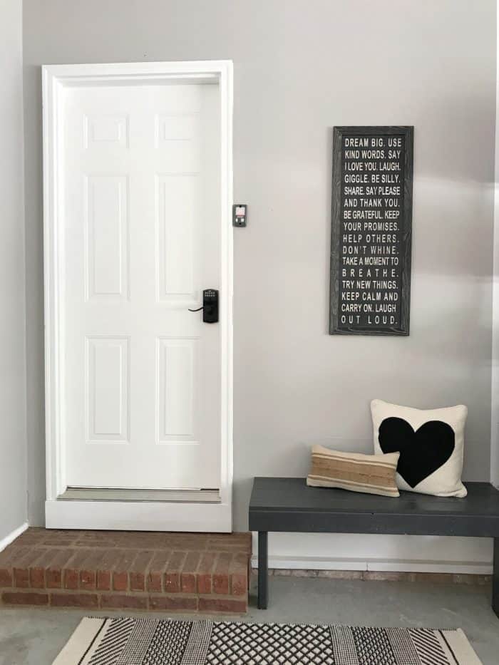 Garage Entry Door Makeover