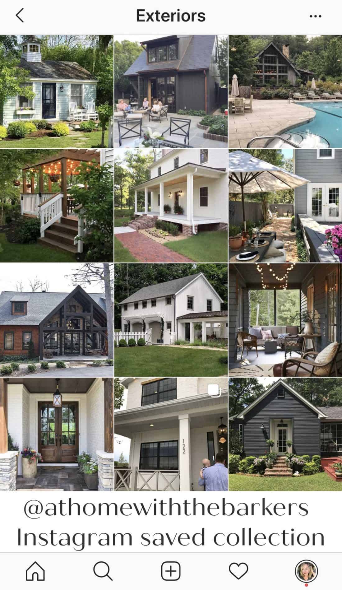 instagram saved collection exterior photos