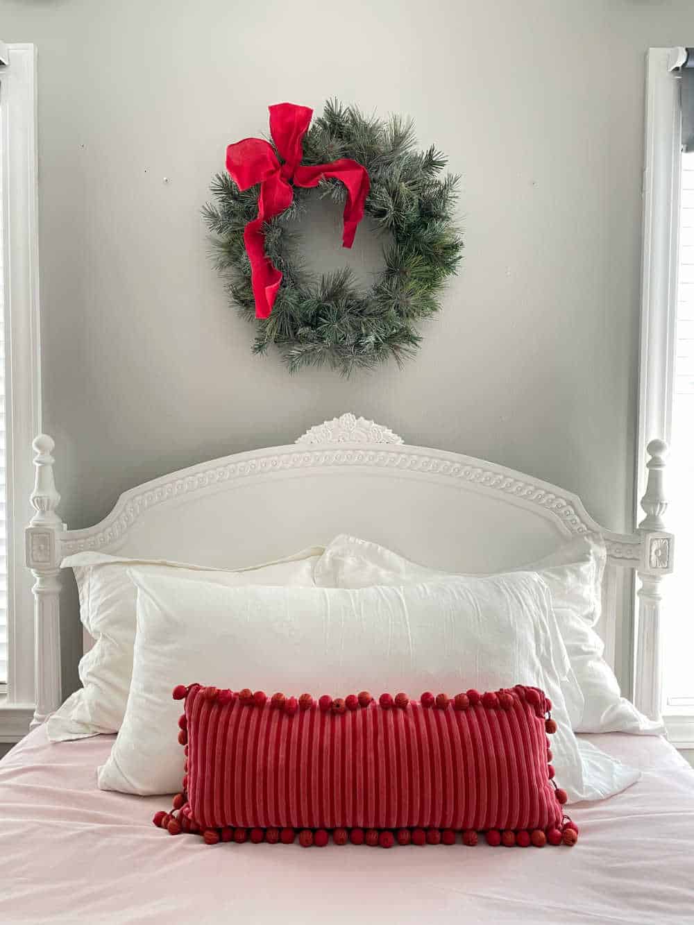 Red Pink Christmas Bedroom decor