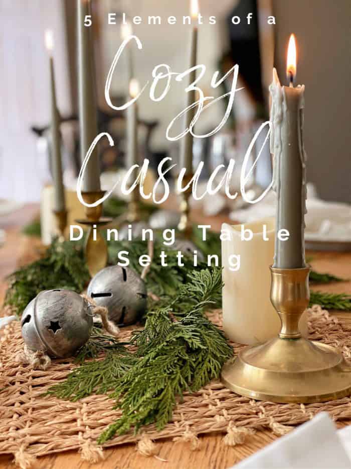 Cozy Casual dining experience at home