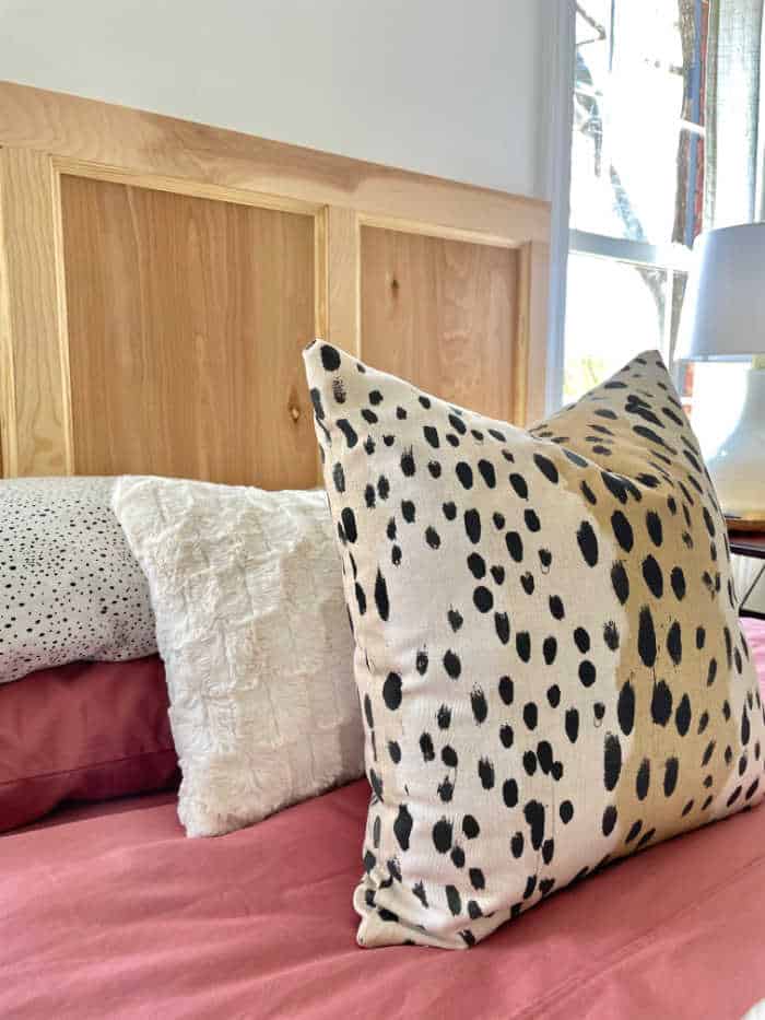 DIY Wall Mount Wood Headboard - At Home With The Barkers