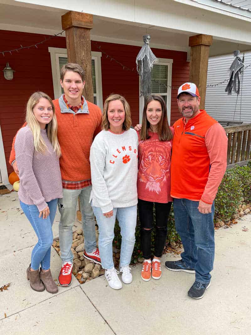 Ray and Sonya Barker with their college kids 