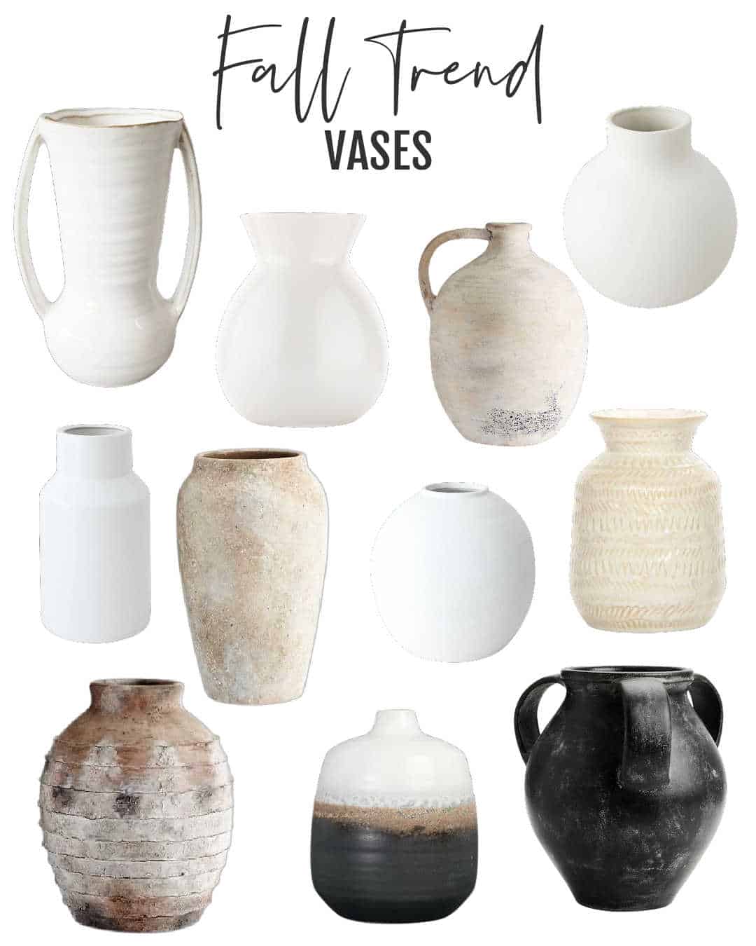 Pottery Vase Fall Trend Graphic