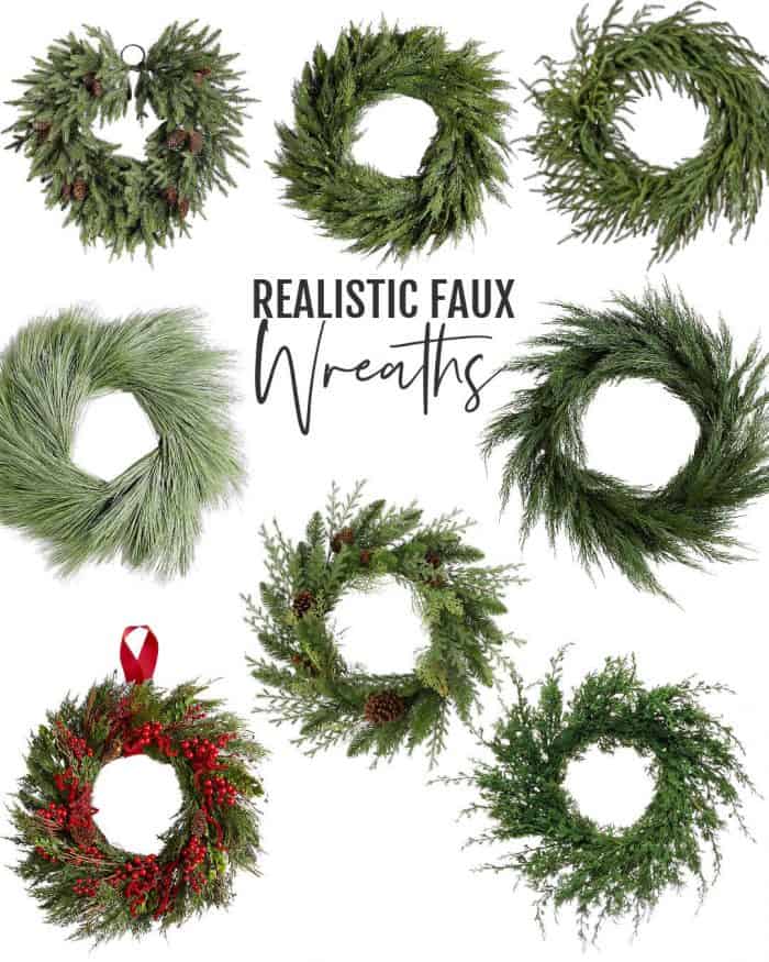 Best Faux Holiday Wreaths