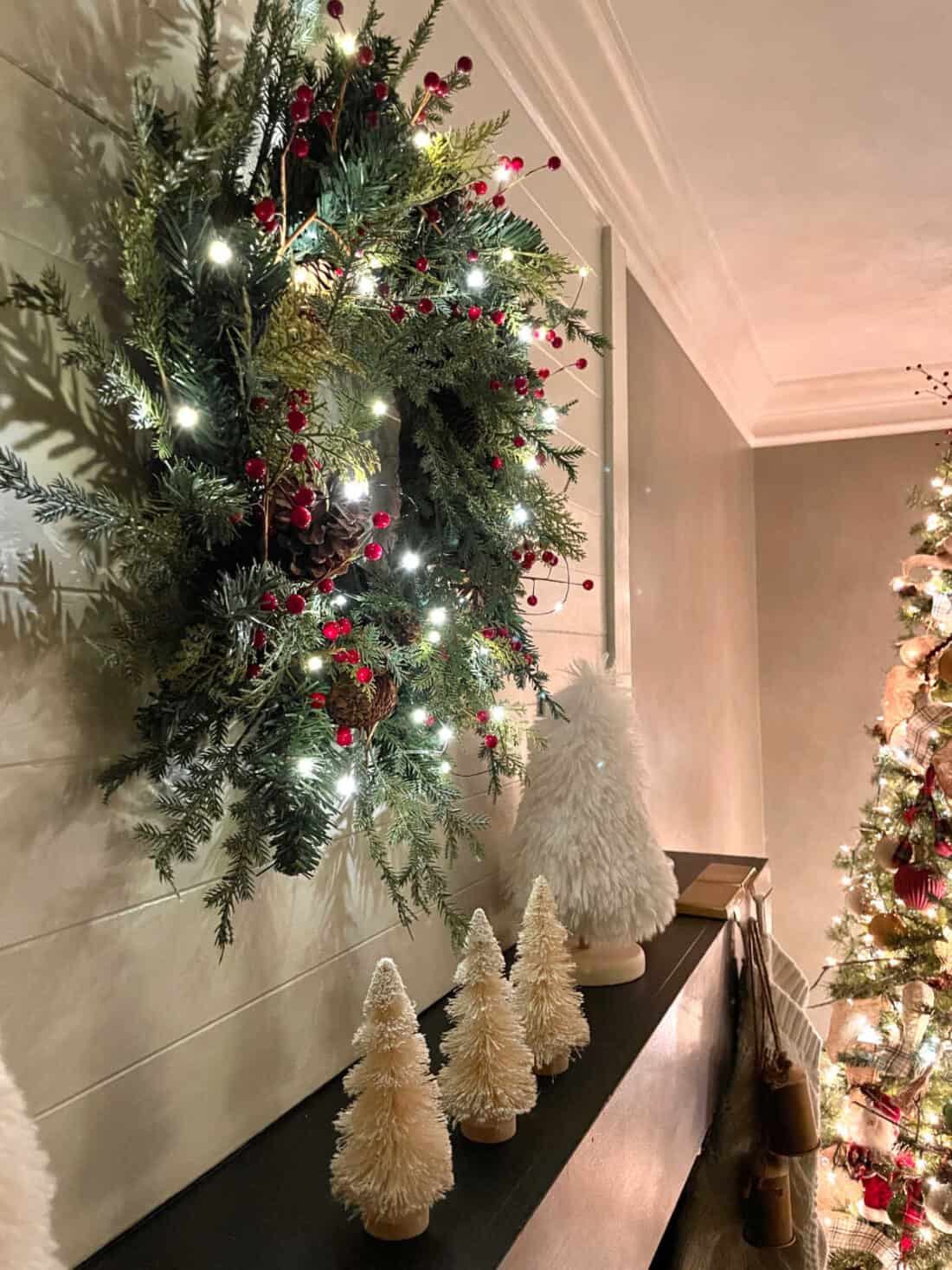 2021 Christmas Night Tour mantel wreath