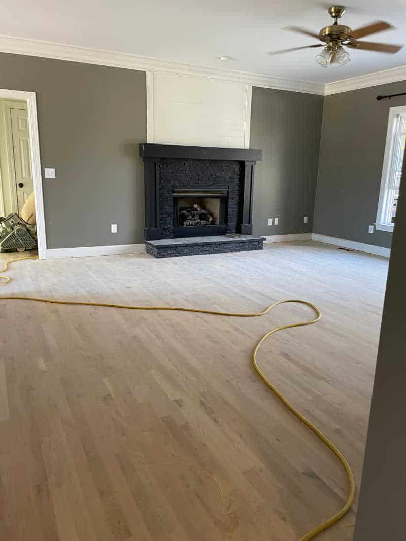 Hardwood Floor Refinishing sanded