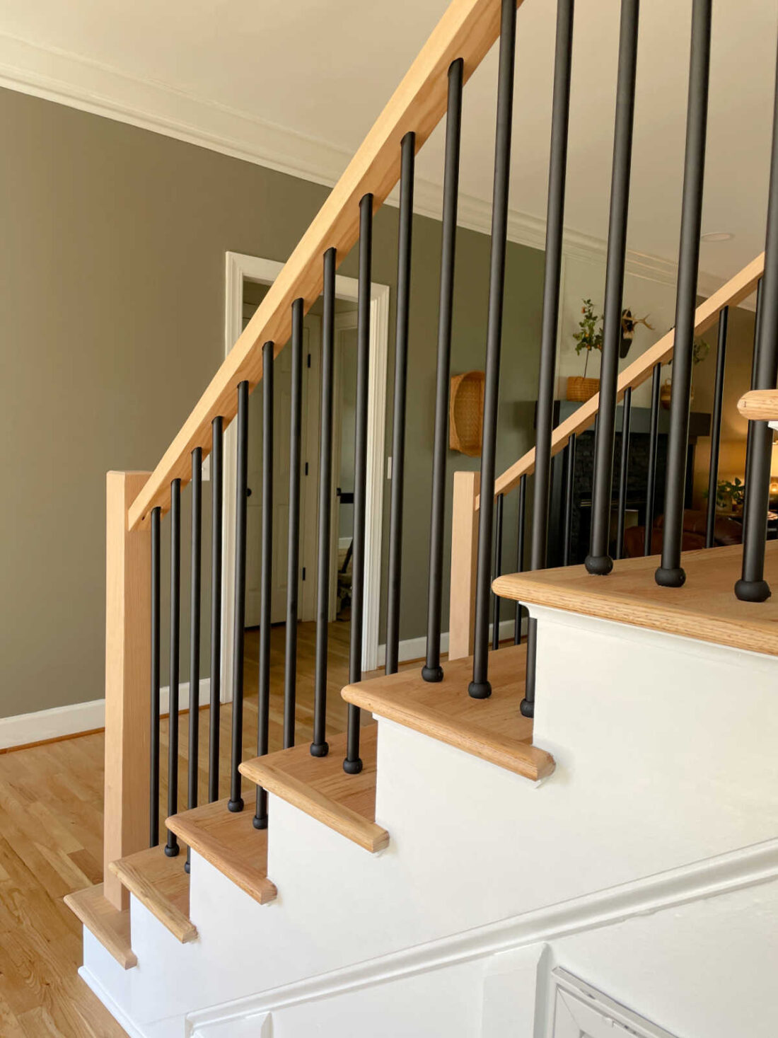DIY Modern staircase makeover reveal