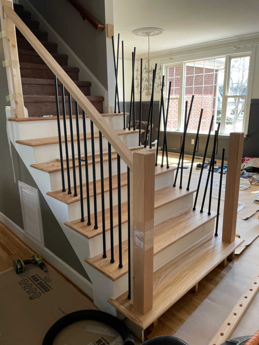 Staircase Makeover - At Home With The Barkers