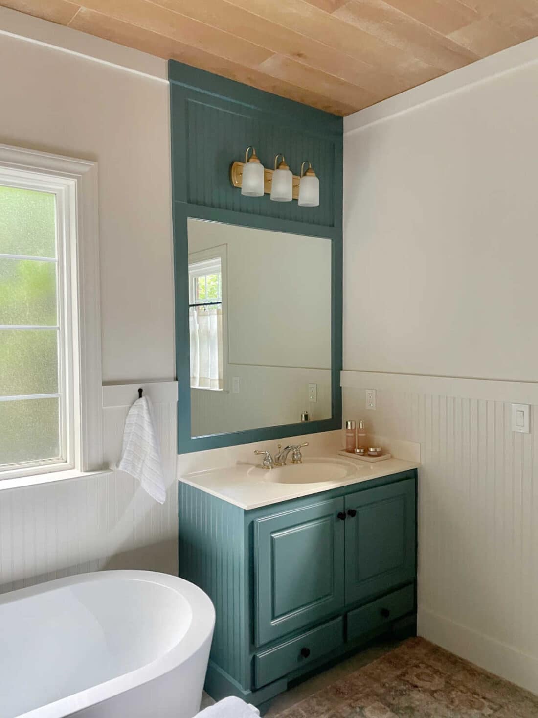 DIY Bathroom Vanity with Custom Drawers