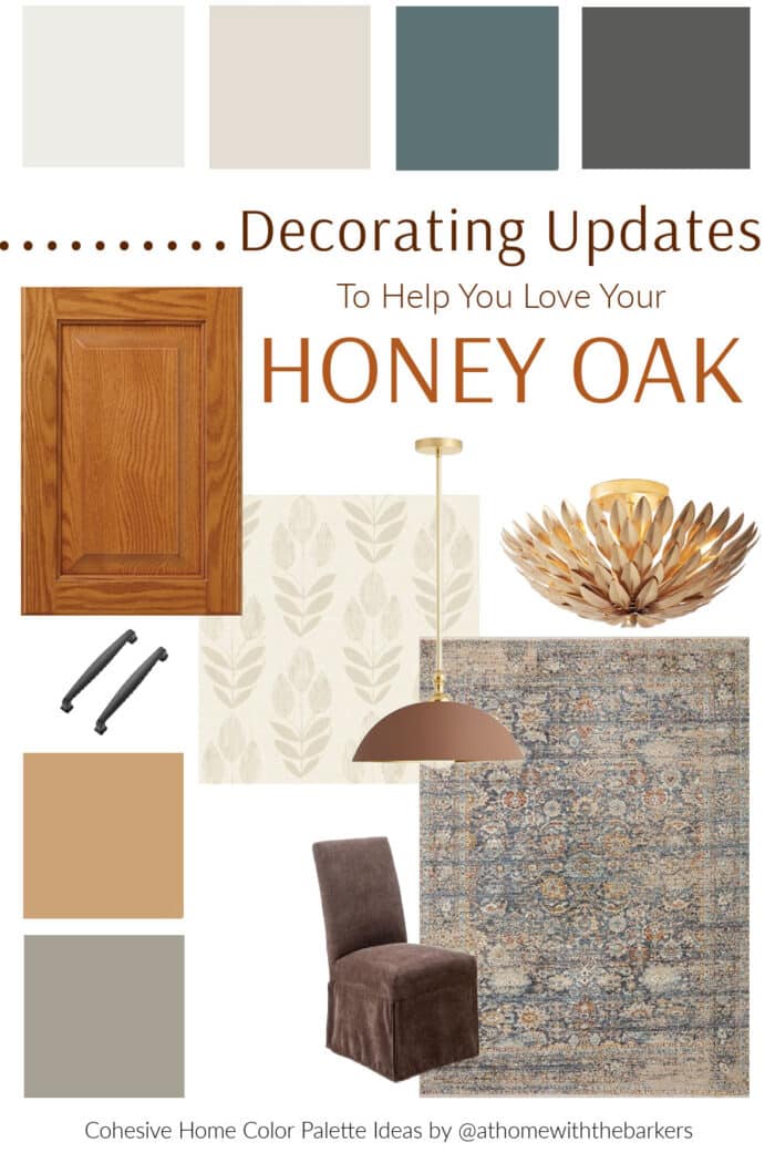 How to Update Honey Oak in your home