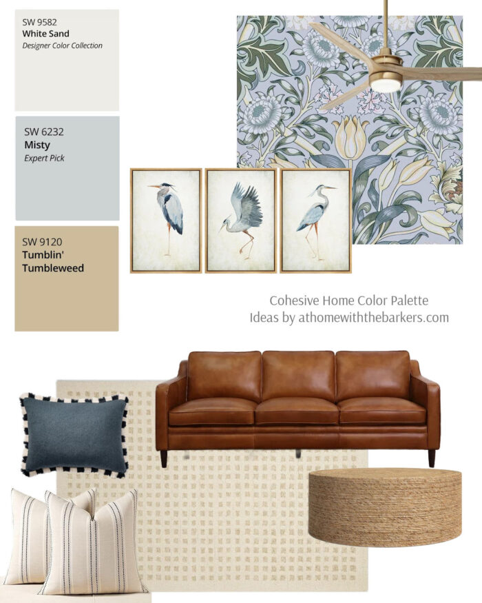 How to Mix and Match Throw Pillows - At Home With The Barkers