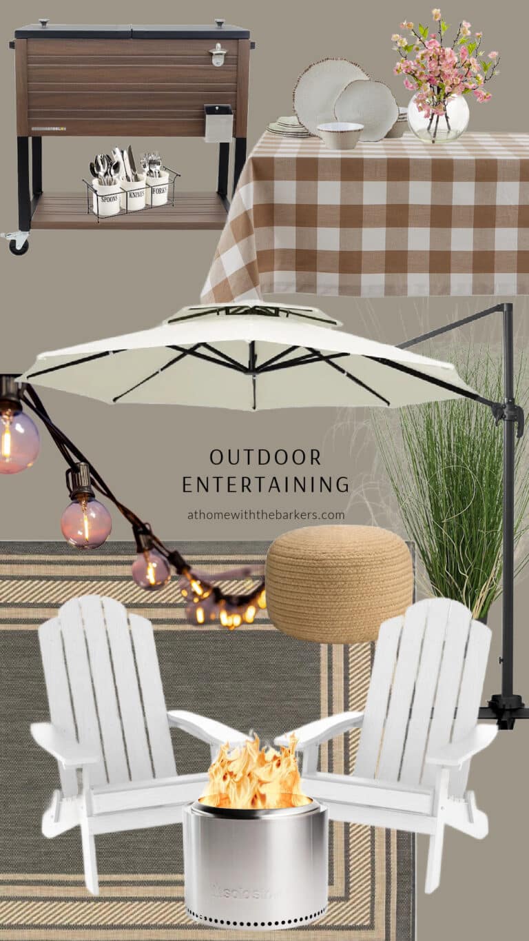 Outdoor Entertaining essentials photo graphics