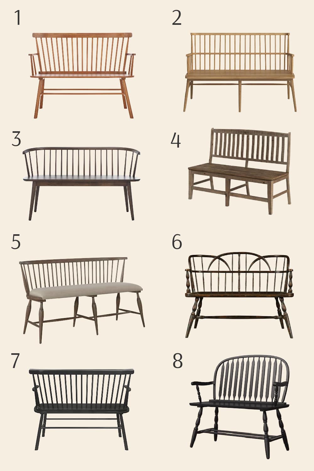 Wayfair antique style bench ideas
