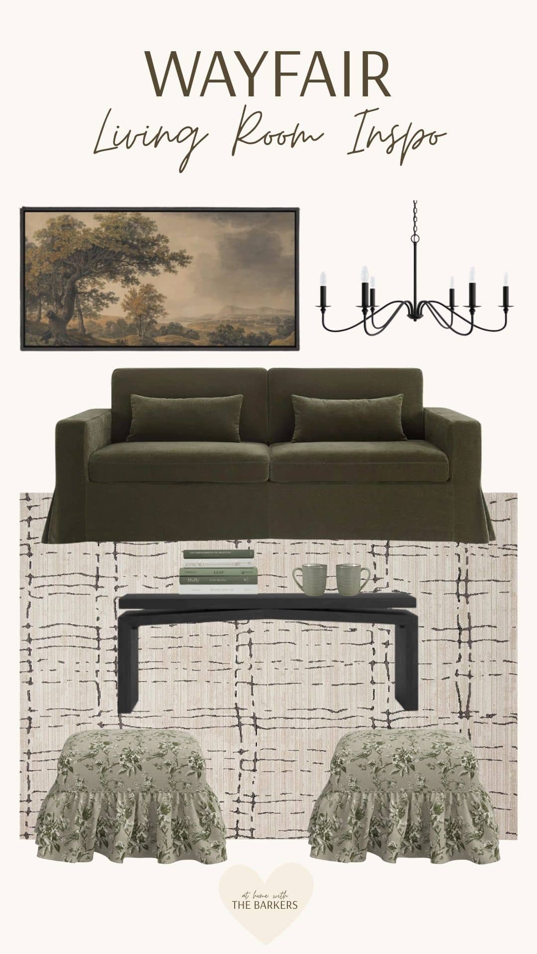 Wayfair Living room neutral