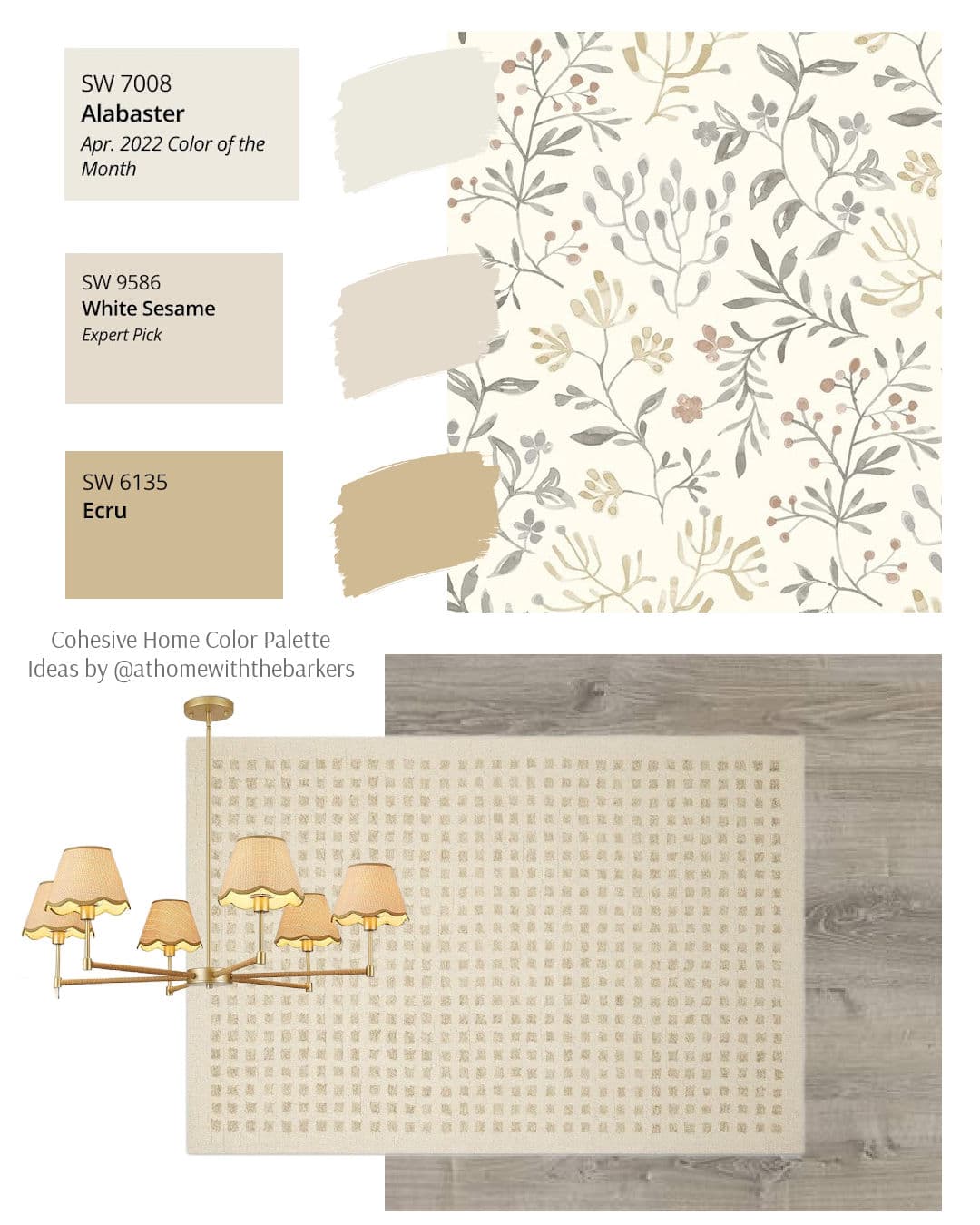 SW Alabaster, White Sesame, Ecru