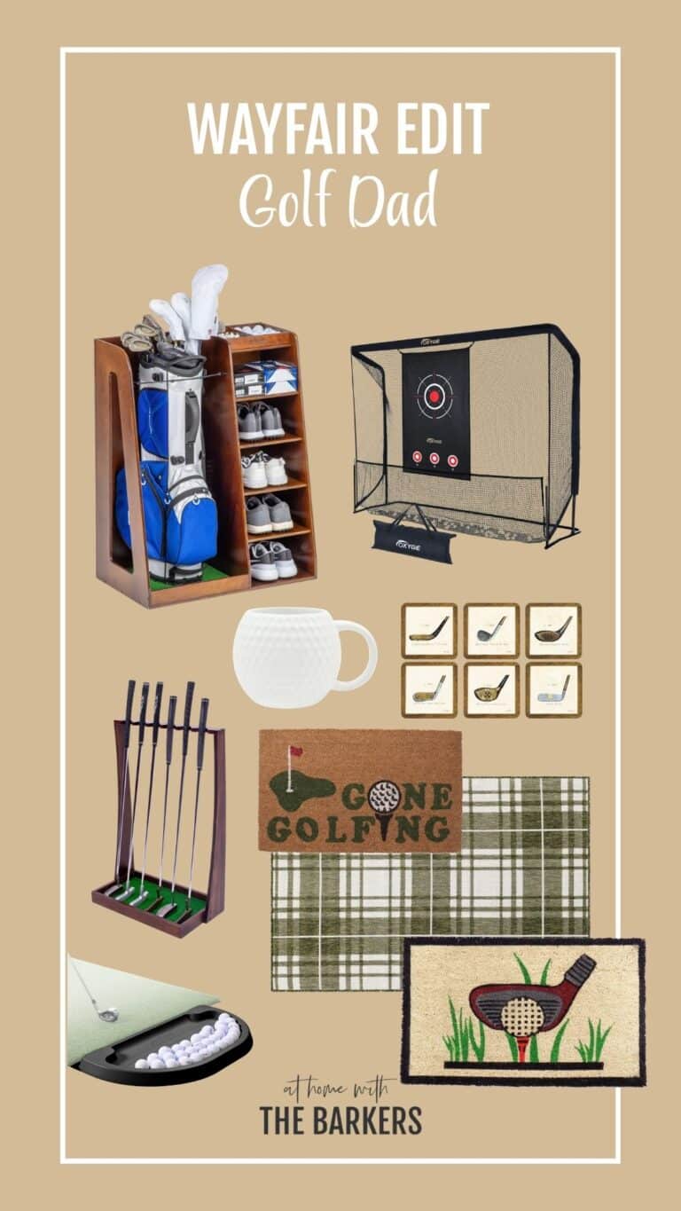 golf themed wayfair finds graphic