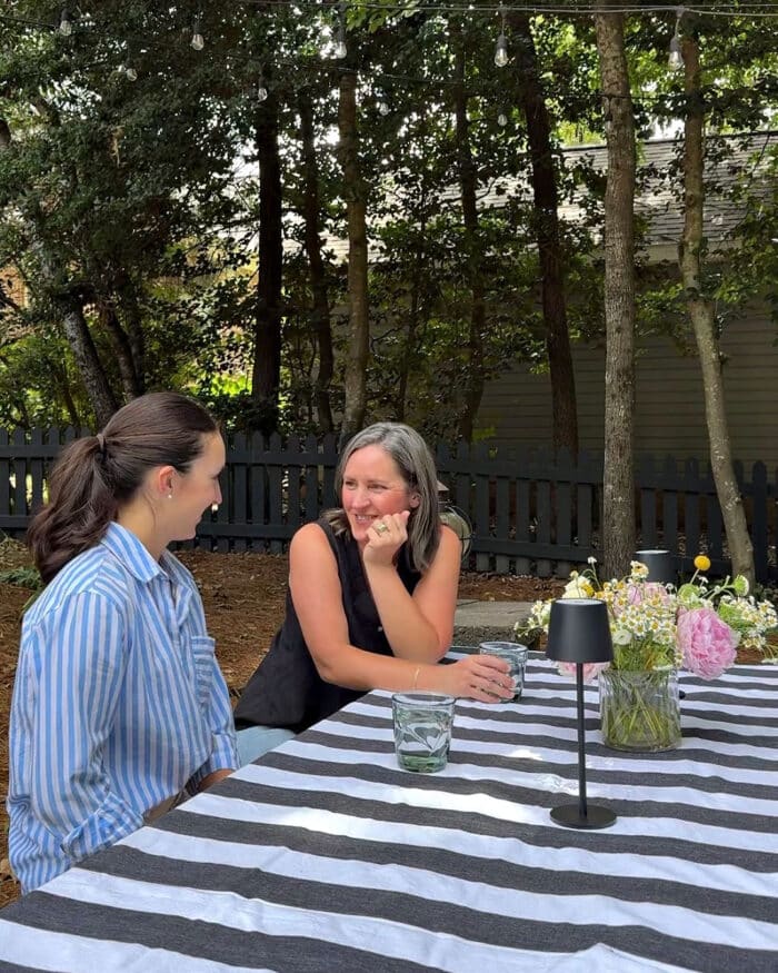 Backyard entertaining Wayfair Black Friday in July Sale, dinner party