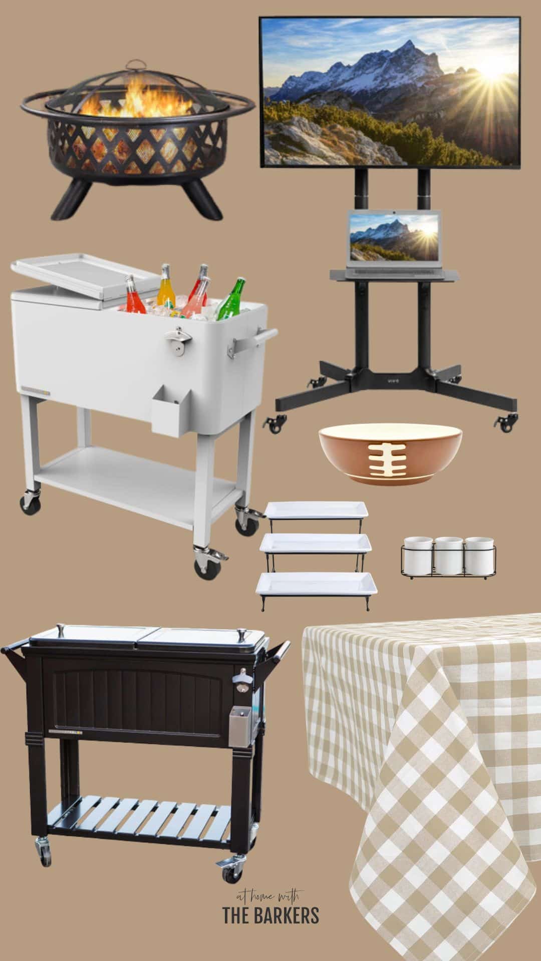 Wayfair Graphic for At Home Tailgate Party Essentials