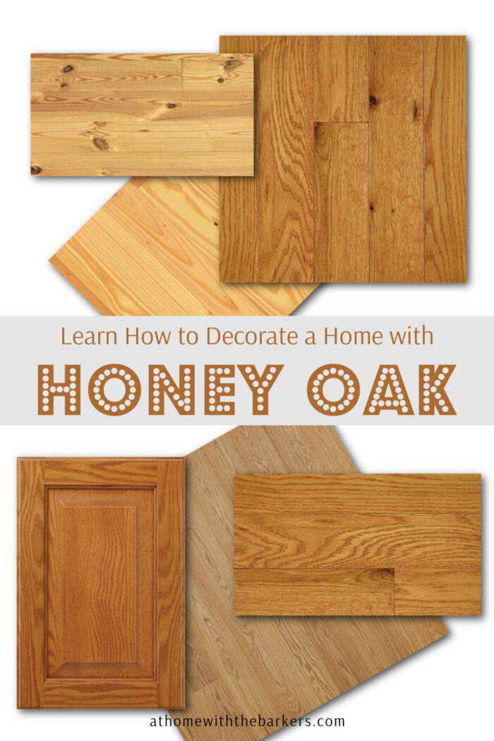 Learn how to decorate a home with honey oak